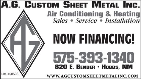 AG Custom Sheet Metal Inc 